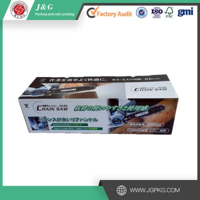 Corrugated carton box packaging boxes for chain saw packaging&printing